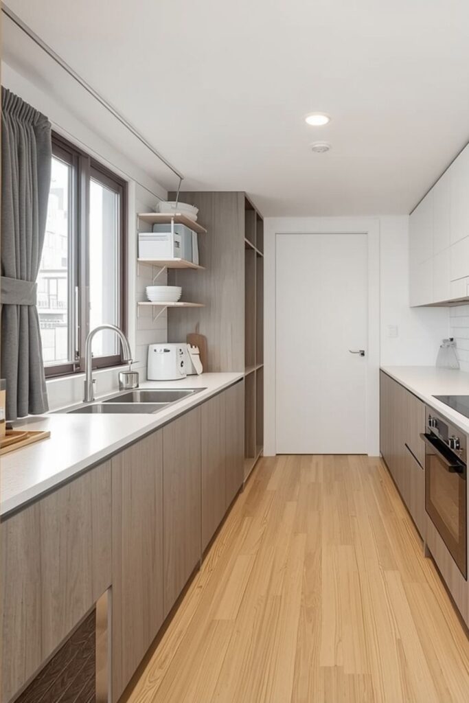 Linear Layouts That Respect Narrow Spaces