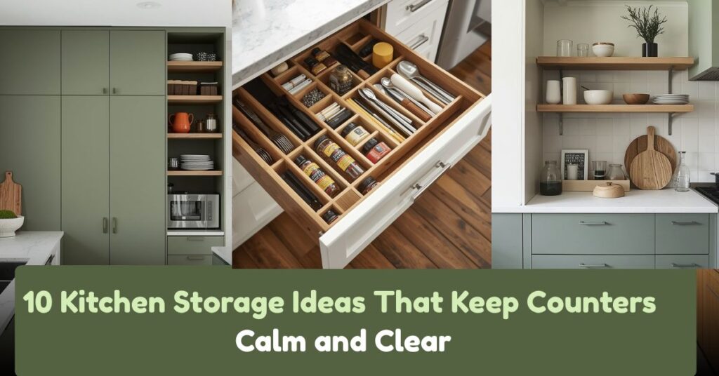 10 Kitchen Storage Ideas That Keep Counters Calm and Clear