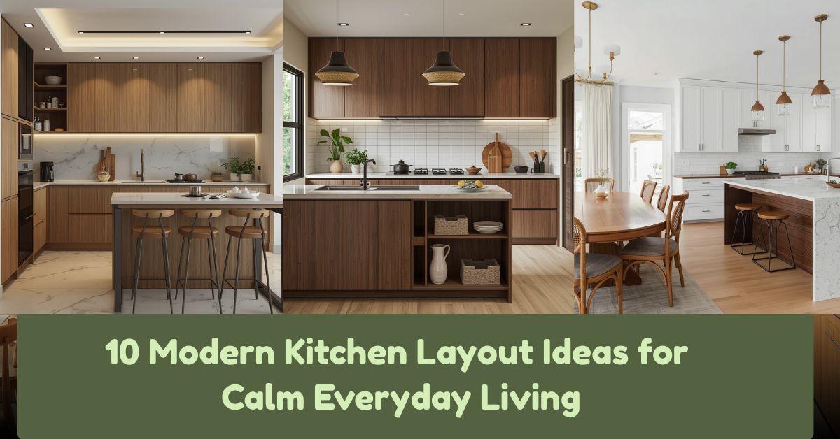 10 Modern Kitchen Layout Ideas for Calm Everyday Living