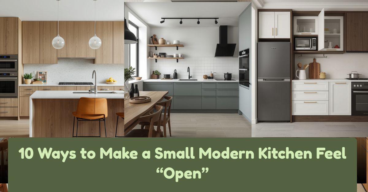 10 Ways to Make a Small Modern Kitchen Feel Open