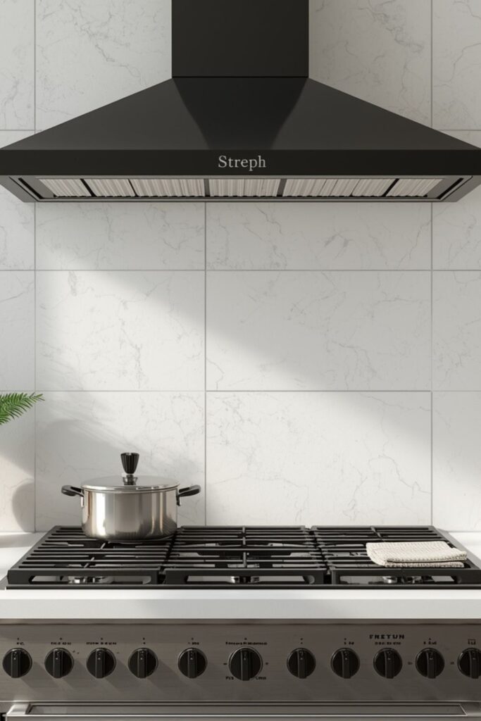 Large-Format Ceramic Tiles for Fewer Grout Lines