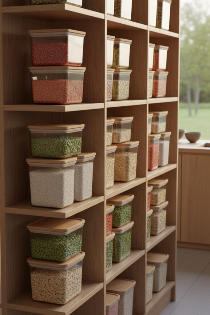 Stackable Storage Containers for Visual Clarity