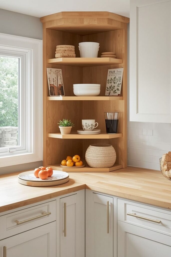 Minimal Open Shelving Used With Purpose