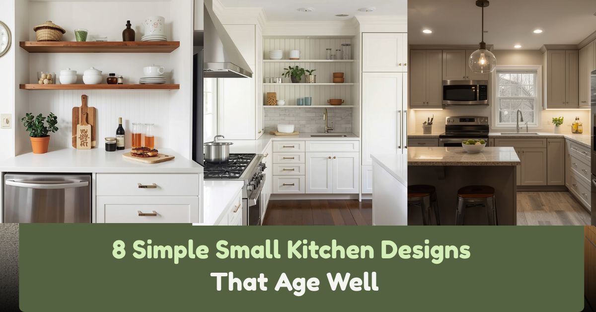 8 Simple Small Kitchen Designs That Age Well
