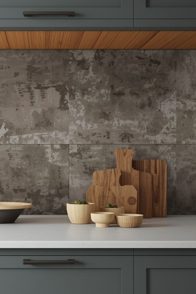 Cement-Look Tiles With Protective Coating