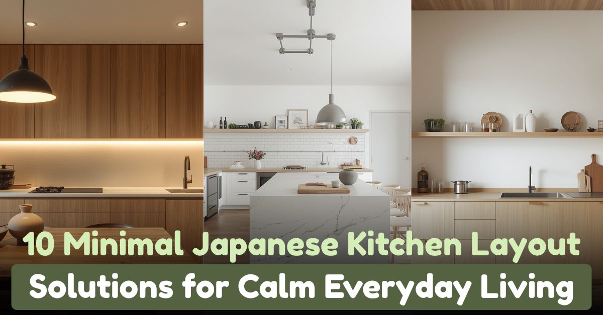 Minimal Japanese Kitchen Layout Solutions