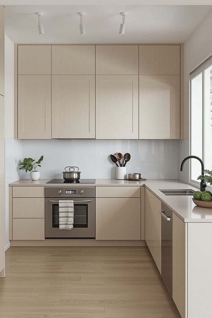 Single-Wall 8×8 Kitchen for Clean Simplicity