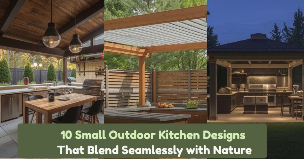 10 Small Outdoor Kitchen Designs That Blend Seamlessly with Nature