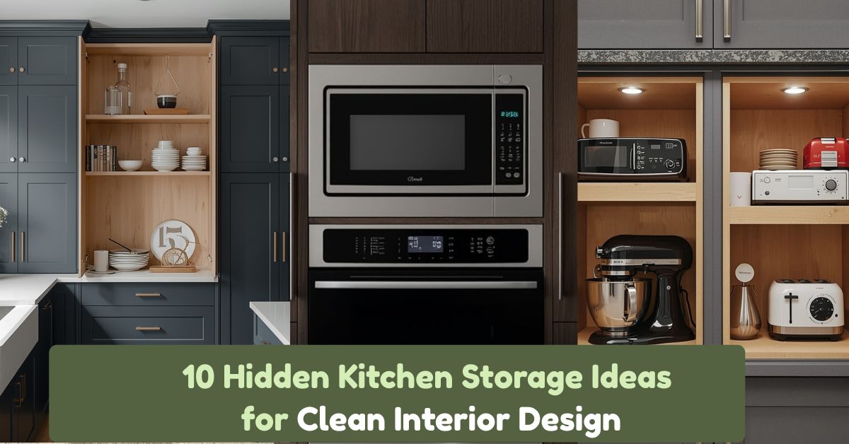 10 Hidden Kitchen Storage Ideas for Clean Interior Design