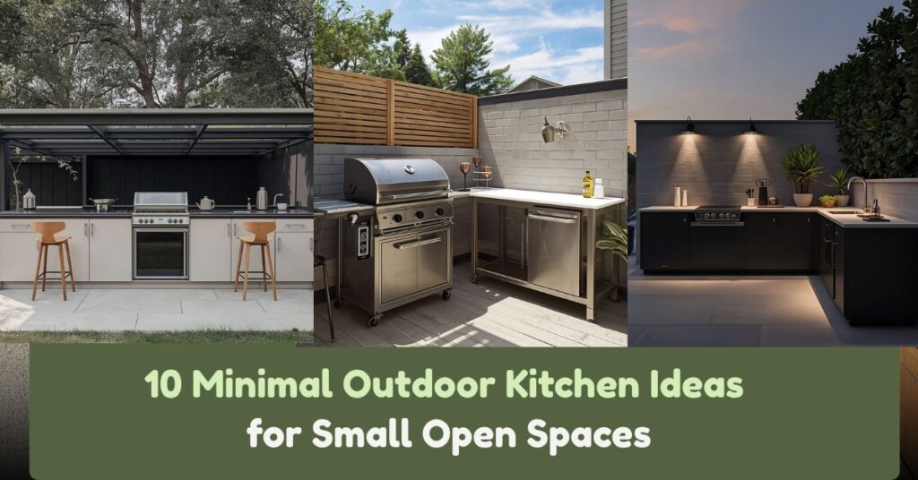 10 Minimal Outdoor Kitchen Ideas for Small Open Spaces