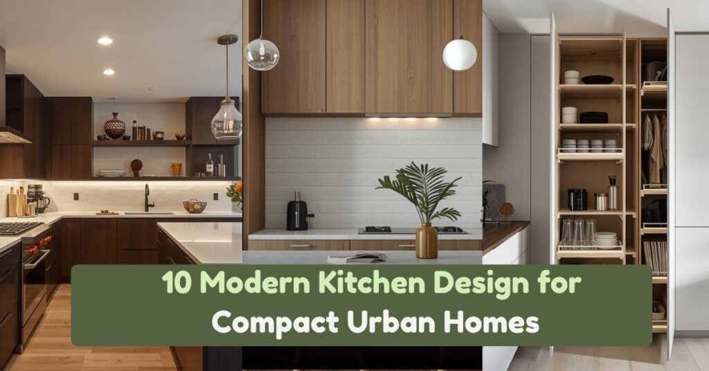 10 Modern Kitchen Design for Compact Urban Homes