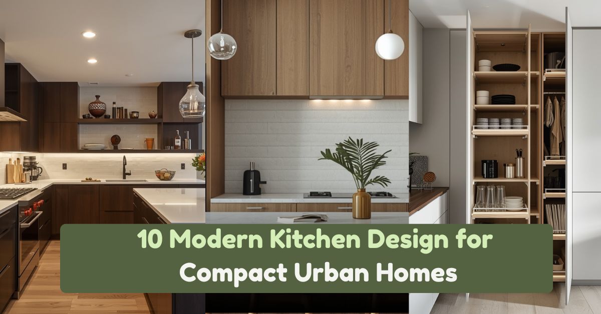 10 Modern Kitchen Design for Compact Urban Homes