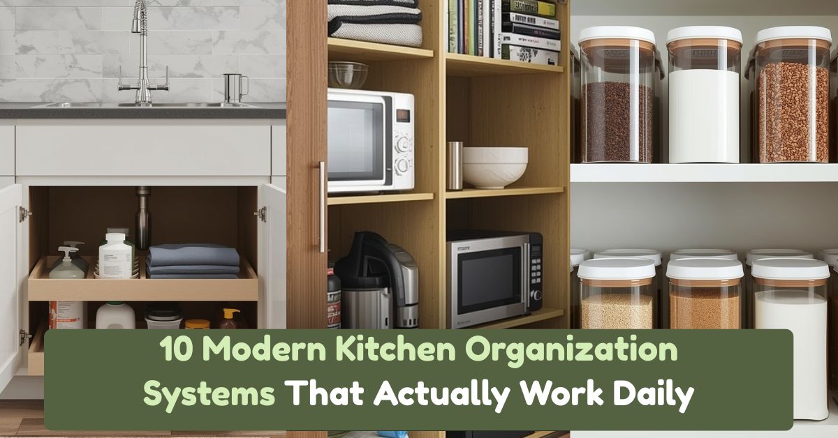 10 Modern Kitchen Organization Systems That Actually Work Daily