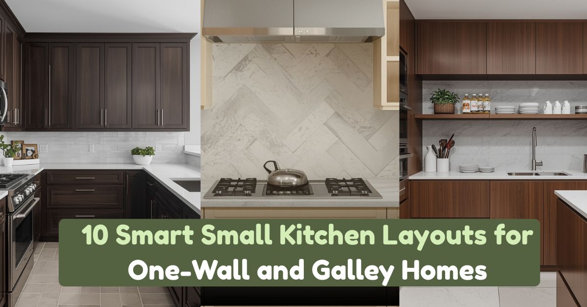 10 Smart Small Kitchen Layouts for One-Wall and Galley Homes