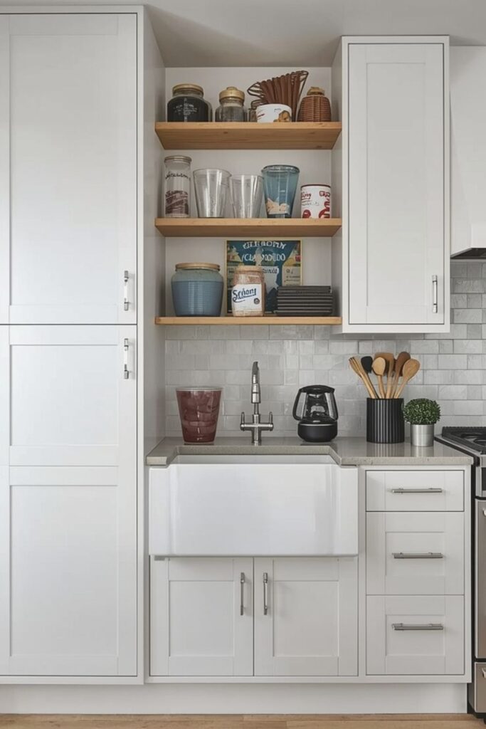 Pull-Out Pantry Units for Narrow Gaps