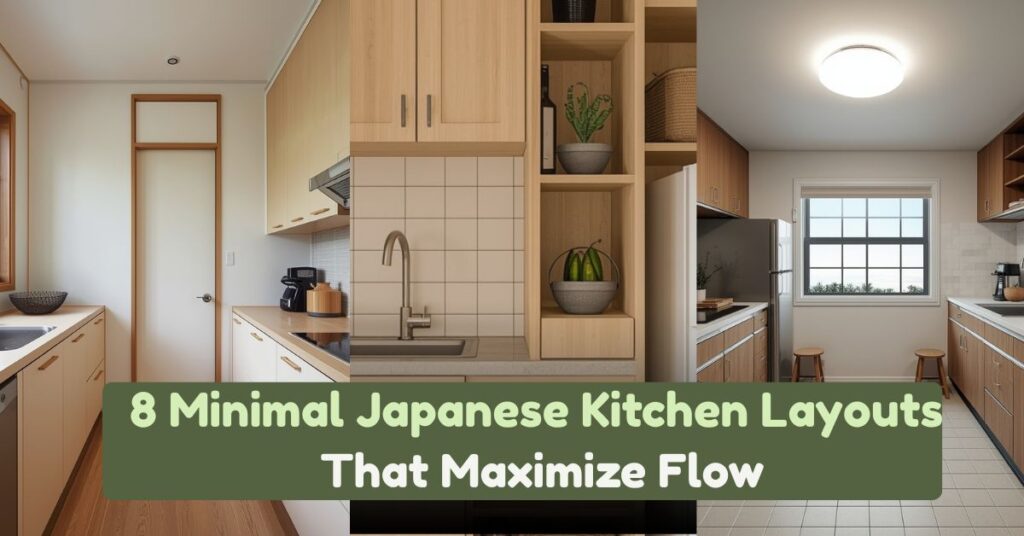 8 Minimal Japanese Kitchen Layouts That Maximize Flow