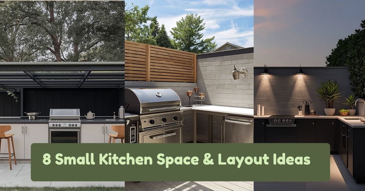 8 Small Kitchen Space & Layout Ideas