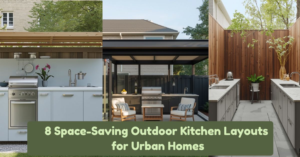 8 Space-Saving Outdoor Kitchen Layouts for Urban Homes