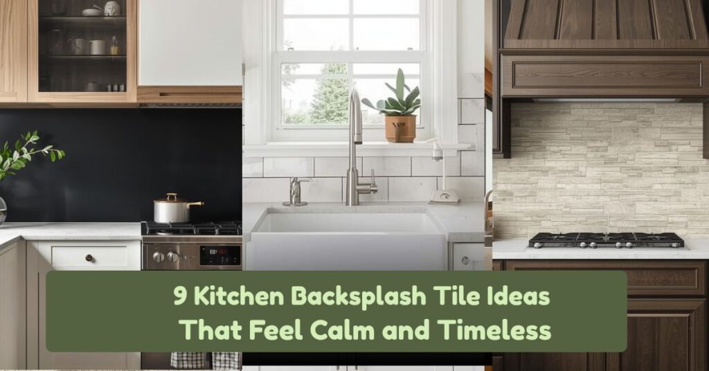 9 Kitchen Backsplash Tile Ideas That Feel Calm and Timeless