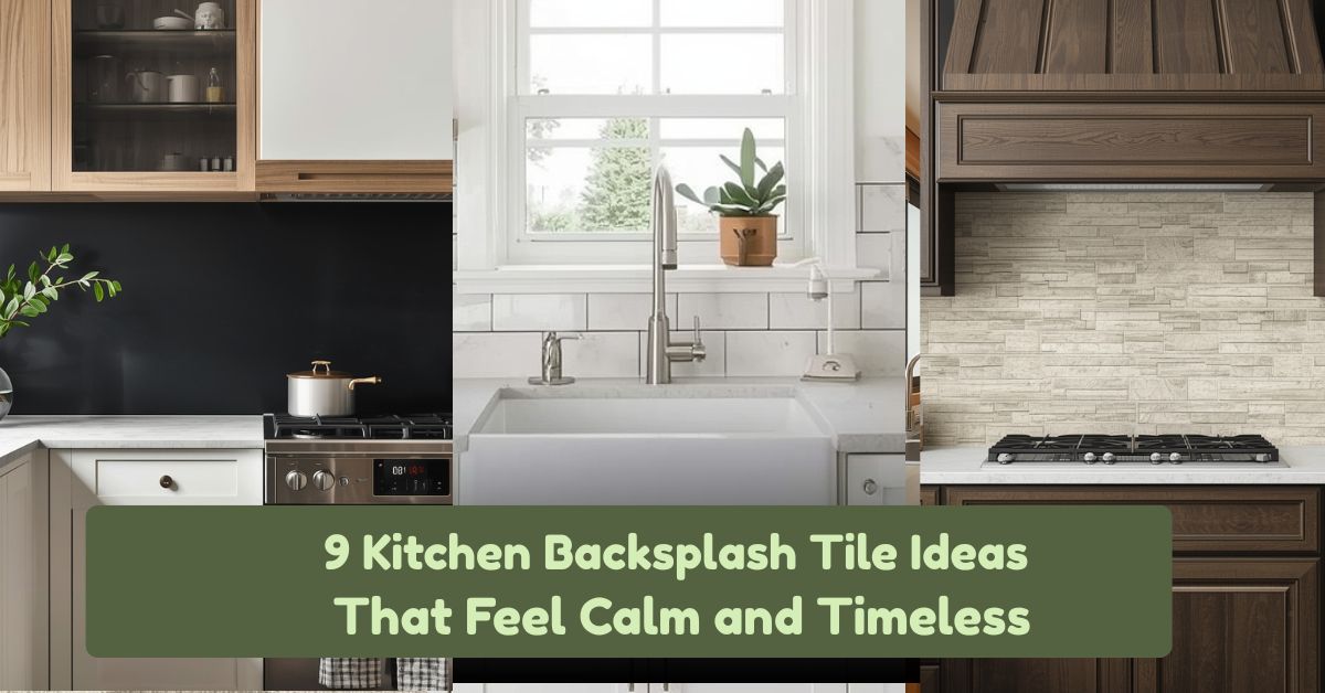 9 Kitchen Backsplash Tile Ideas That Feel Calm and Timeless