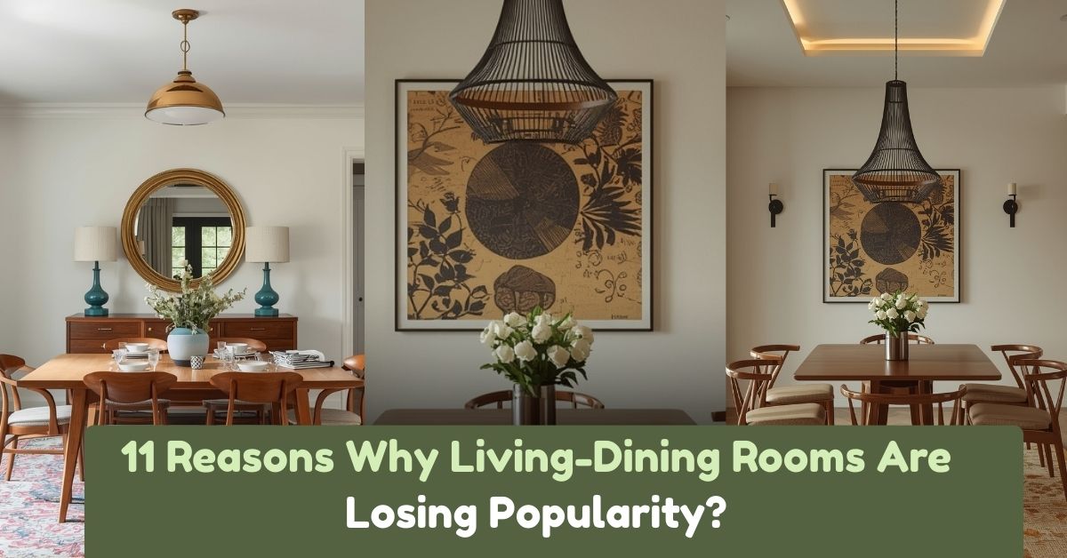 11 Reasons Why Living-Dining Rooms Are Losing Popularity?