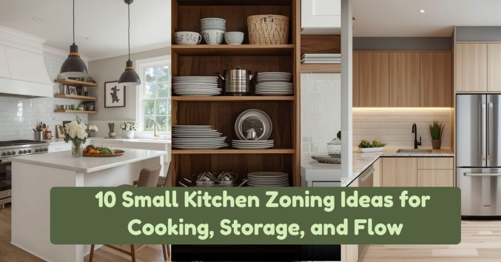 10 Small Kitchen Zoning Ideas for Cooking, Storage, and Flow