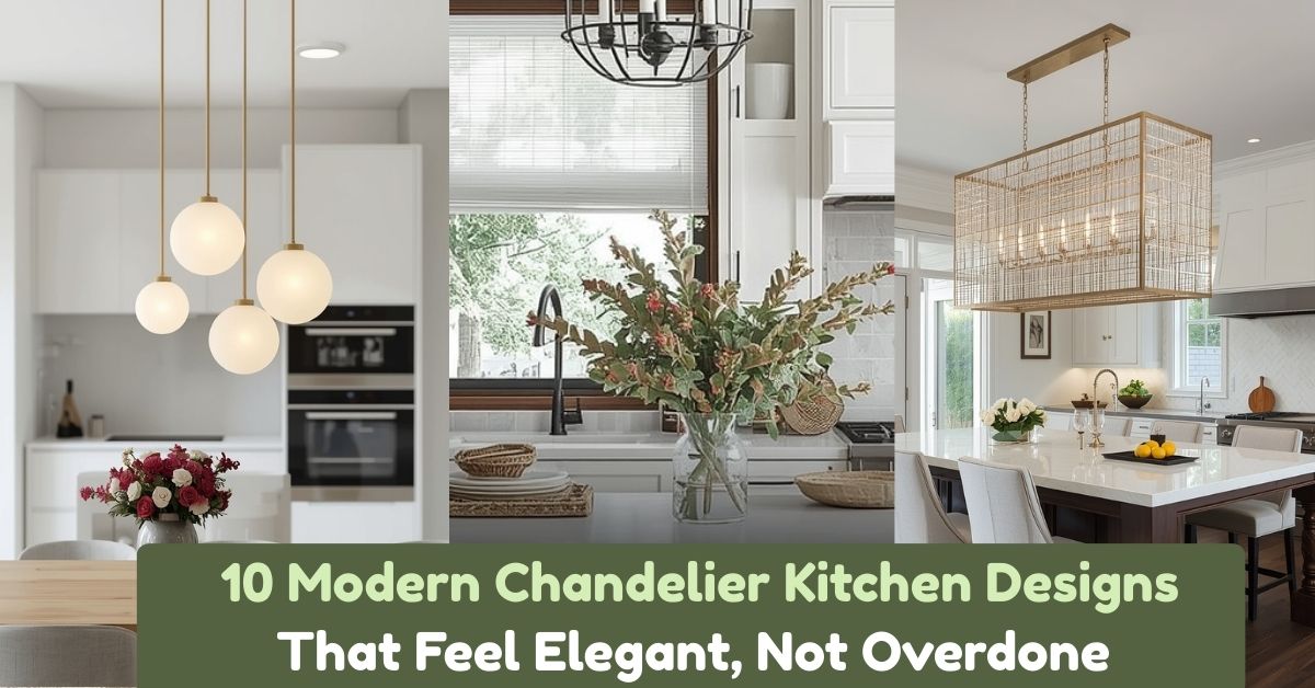 10 Modern Chandelier Kitchen Designs That Feel Elegant, Not Overdone