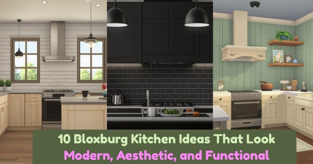 10 Bloxburg Kitchen Ideas That Look Modern, Aesthetic, and Functional