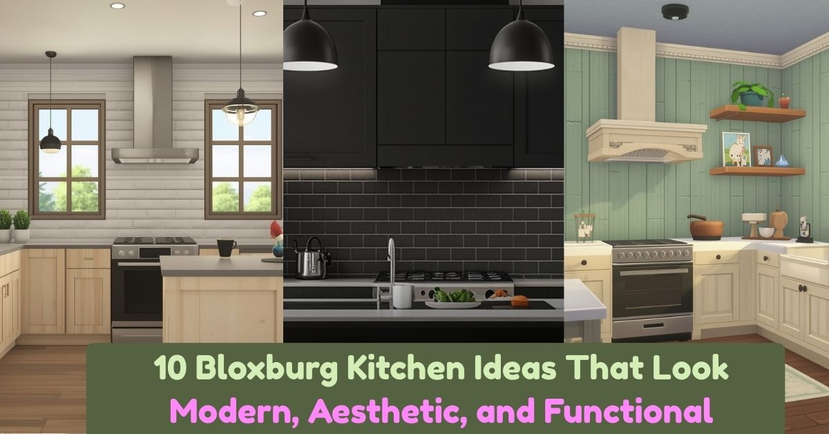 10 Bloxburg Kitchen Ideas That Look Modern, Aesthetic, and Functional