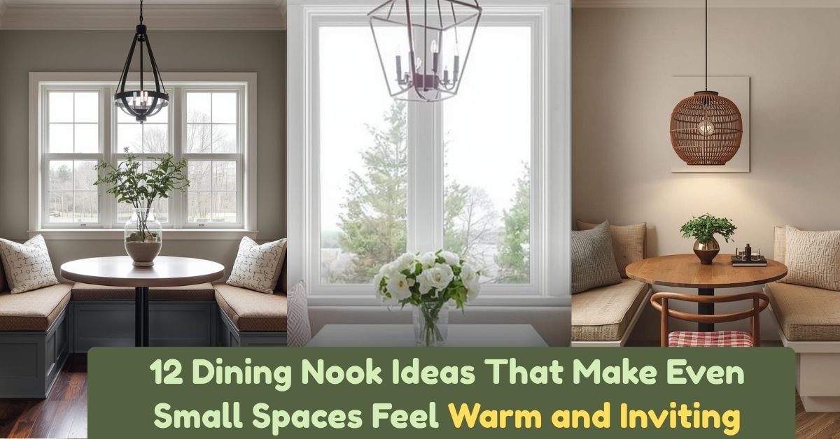 12 Dining Nook Ideas That Make Even Small Spaces Feel Warm and Inviting