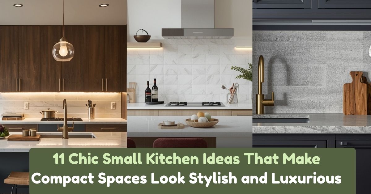 11 Chic Small Kitchen Ideas That Make Compact Spaces Look Stylish and Luxurious