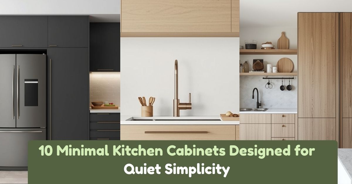 10 Minimal Kitchen Cabinets Designed for Quiet Simplicity