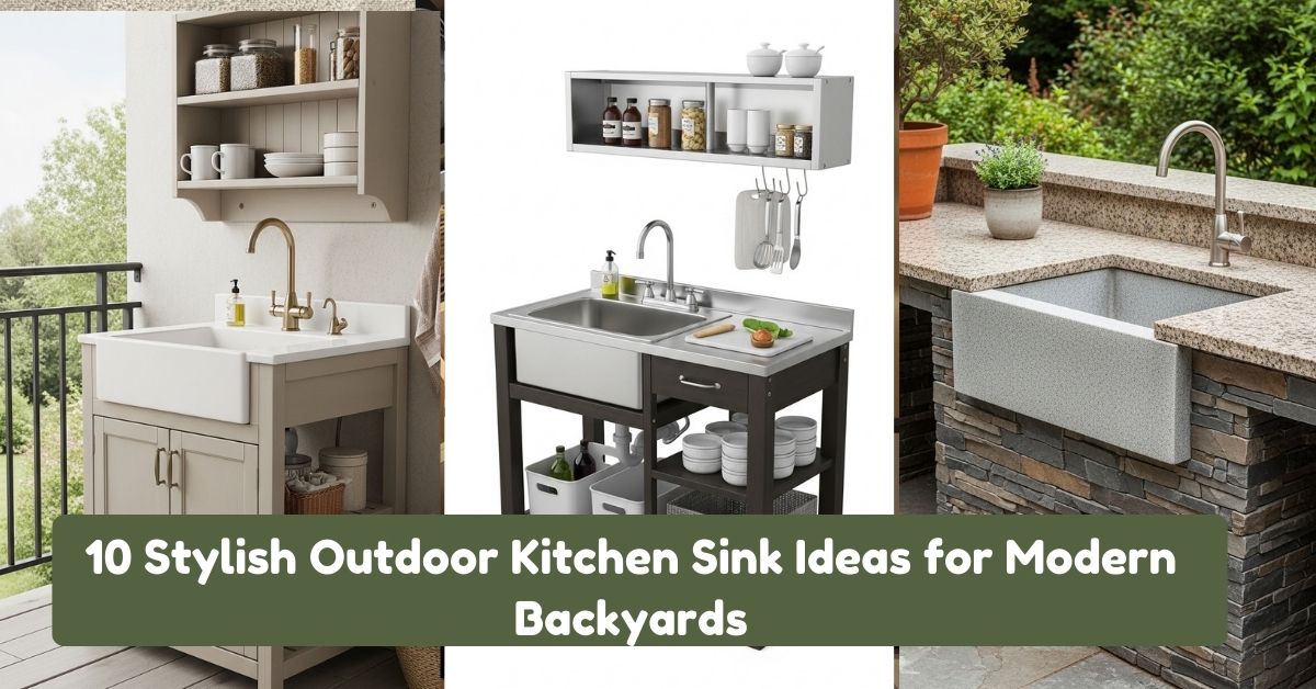 10 Stylish Outdoor Kitchen Sink Ideas for Modern Backyards