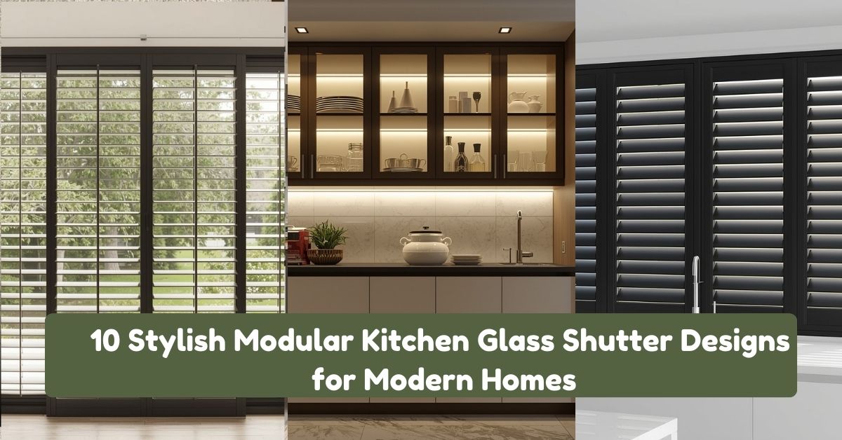 10 Stylish Modular Kitchen Glass Shutter Designs for Modern Homes