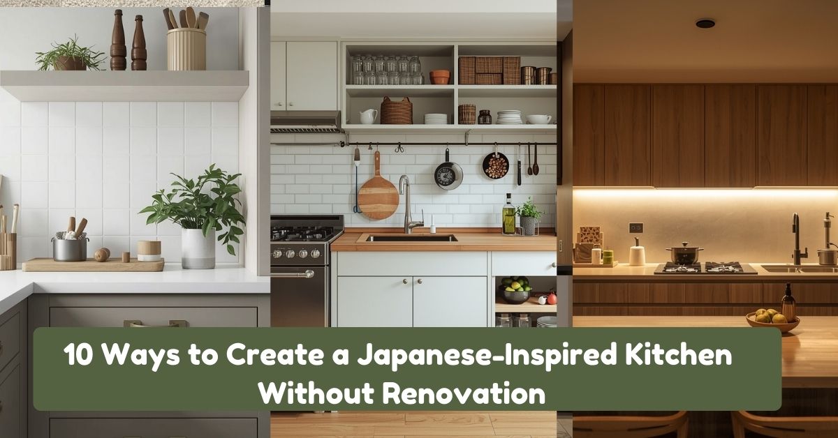 10 Ways to Create a Japanese-Inspired Kitchen Without Renovation (Budget-Friendly Guide)