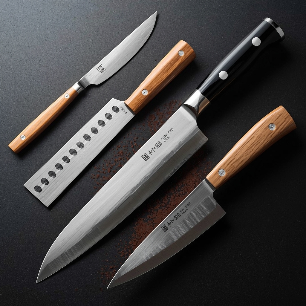 Japanese chef’s knives designed for everyday balance